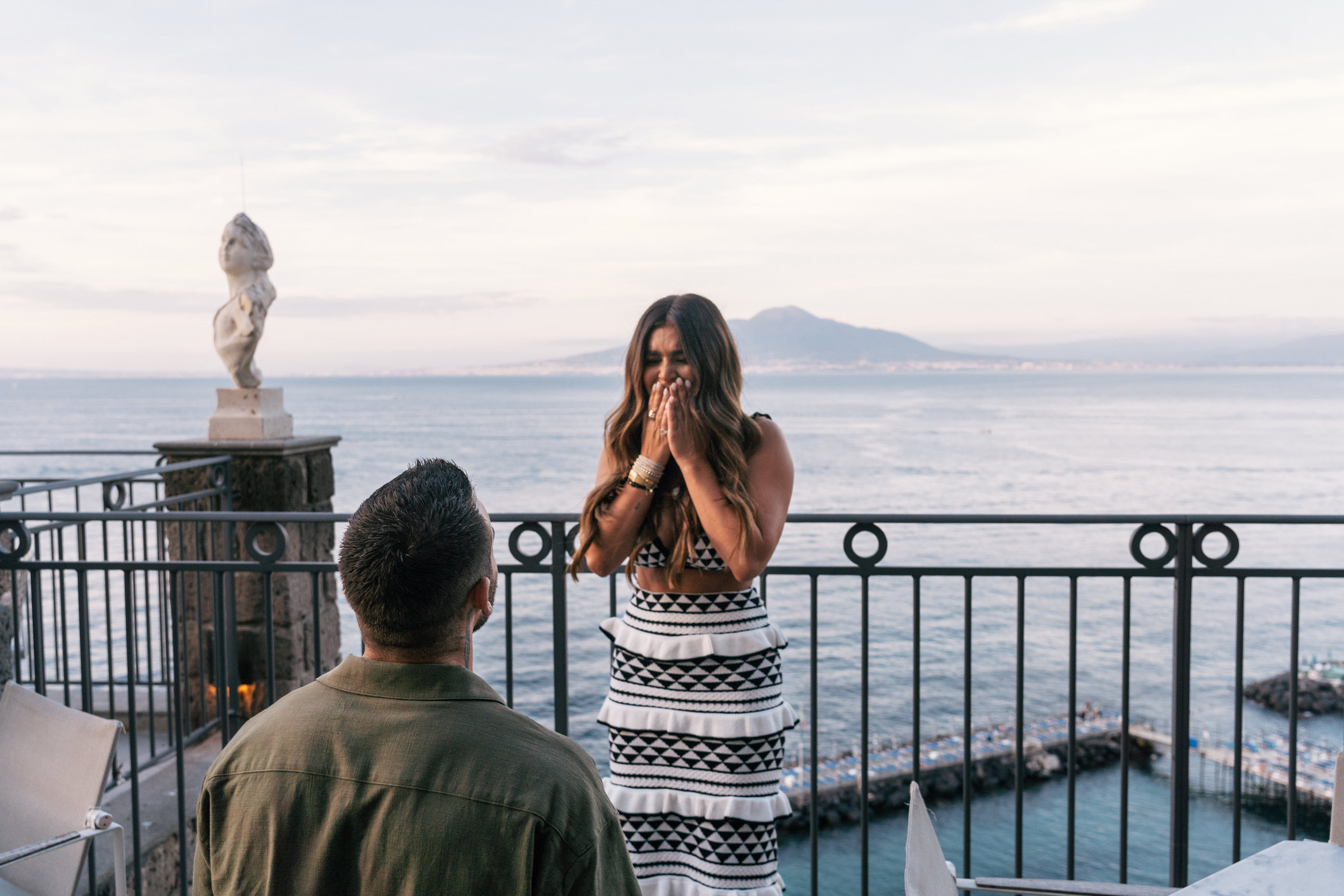 Proposal in Sorrento - Bellevue Syrene terrace
