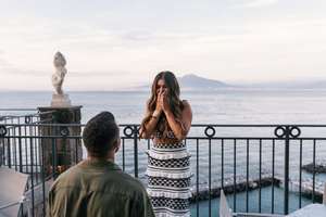 Proposal in Sorrento - Bellevue Syrene terrace