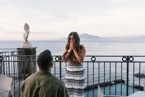 Proposal in Sorrento - Bellevue Syrene terrace