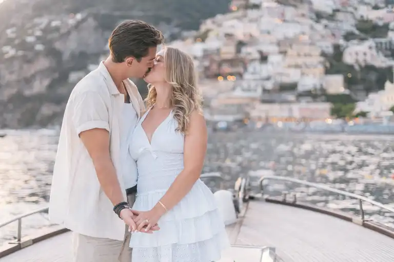 Sunset romantic photoshoot in Positano