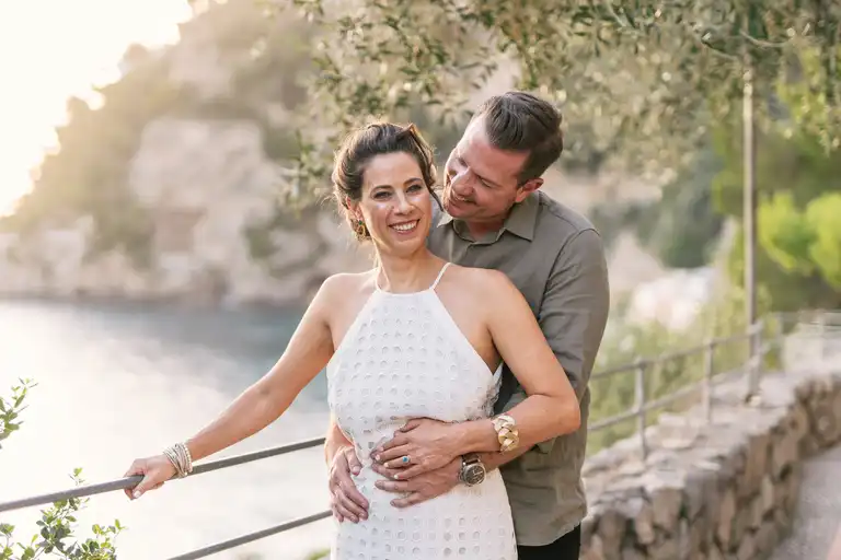 Honeymoon photoshoot in Positano