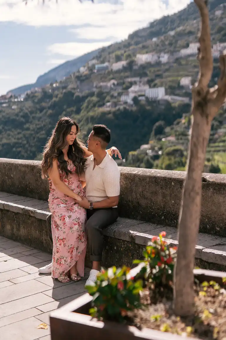 Honeymoon photoshoot in Ravello