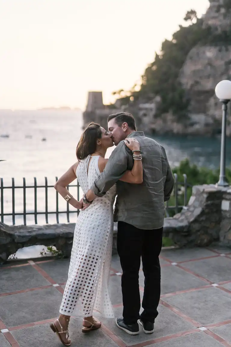 Honeymoon photoshoot in Positano