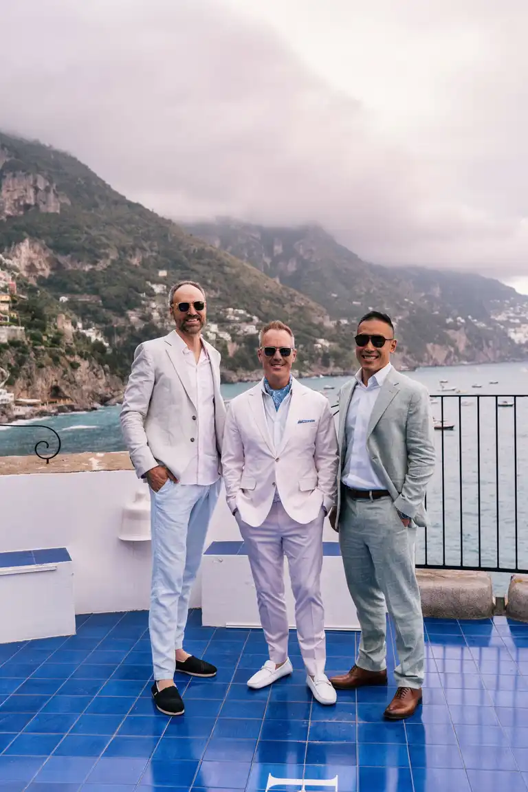 Destination wedding Torre Trasita overlooking Positano